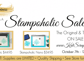 Stampoholic Stamping Tool Sale at Kat Scrappiness.com!