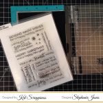 Quick and Easy Coloring on the Back of Vellum | Kat Scrappiness Blog