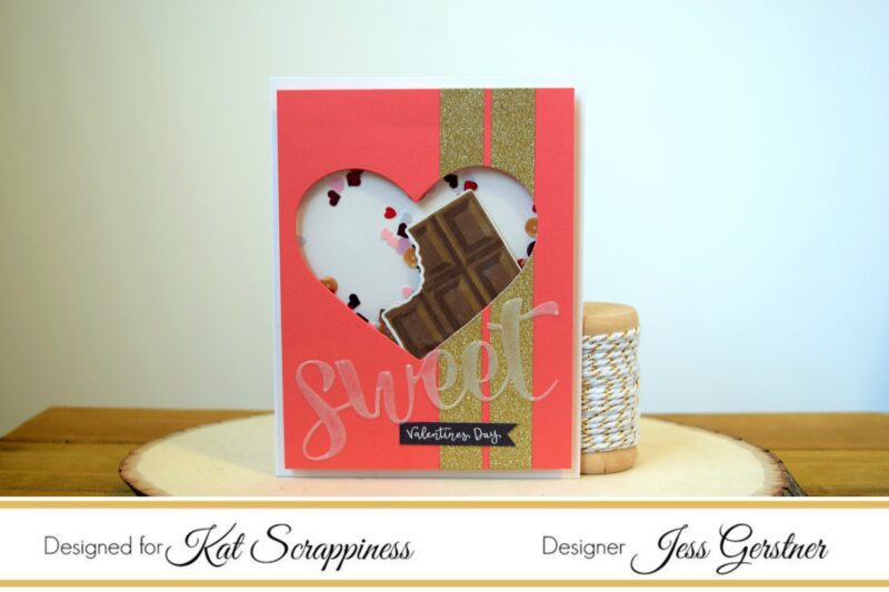 Card with Kat Scrappiness Chocolate Lover's Kit