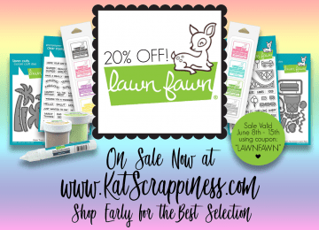 Lawn Fawn Sale and Coupon Code at Kat Scrappiness