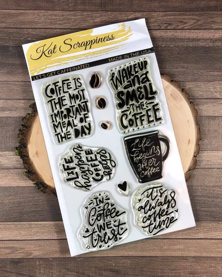 Let's Get Caffeinated Coffee Stamp Set