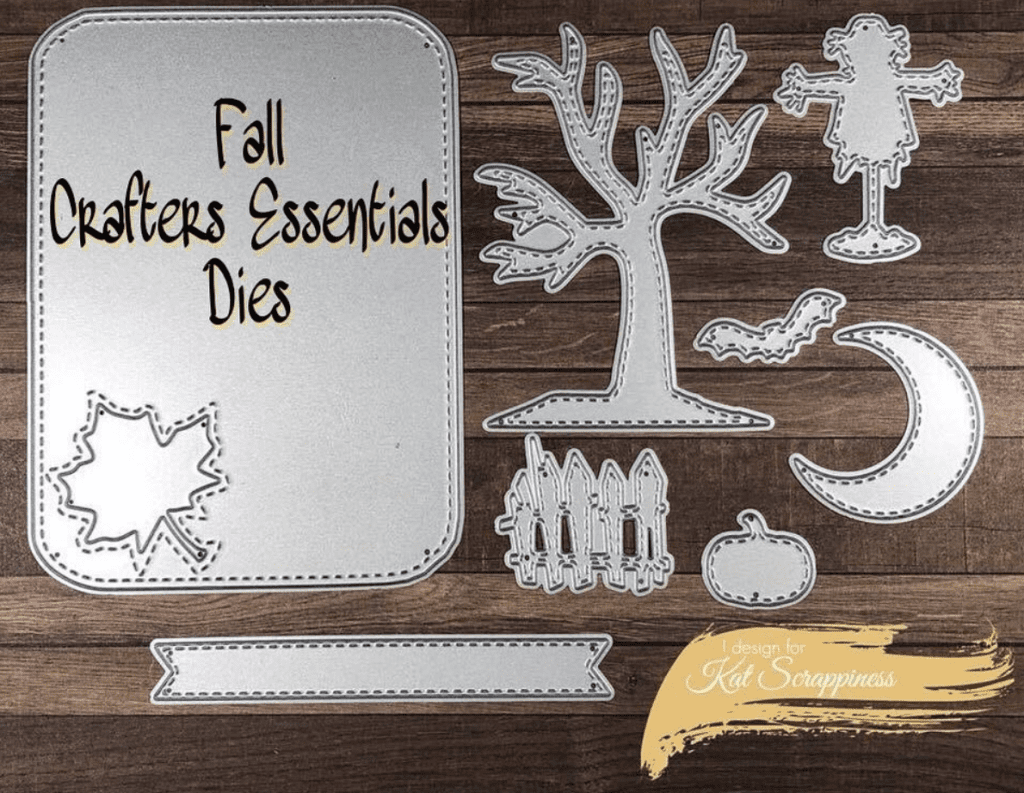 Kat Scrappiness Crafters Essentials FALL Dies