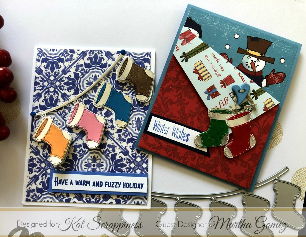 Christmas Stocking Banner Cards