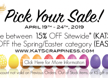 Kat Scrappiness Easter Sale!