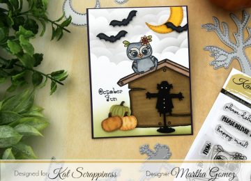 Fall Stamped Card by Martha Lucia