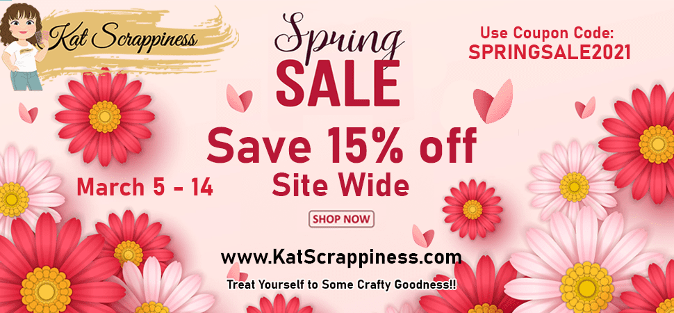Spring Sale at Kat Scrappiness!