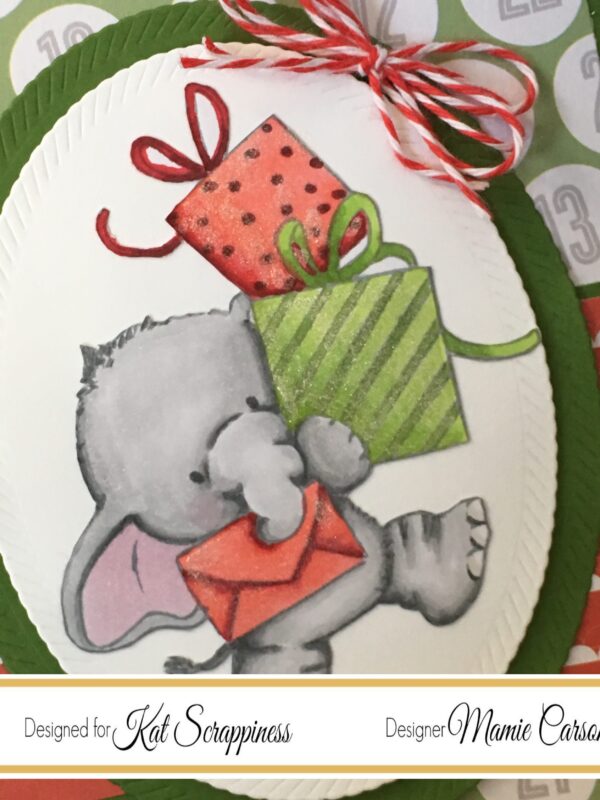 Christmas Card Feat. Wild Rose Studios “Bella with Presents”