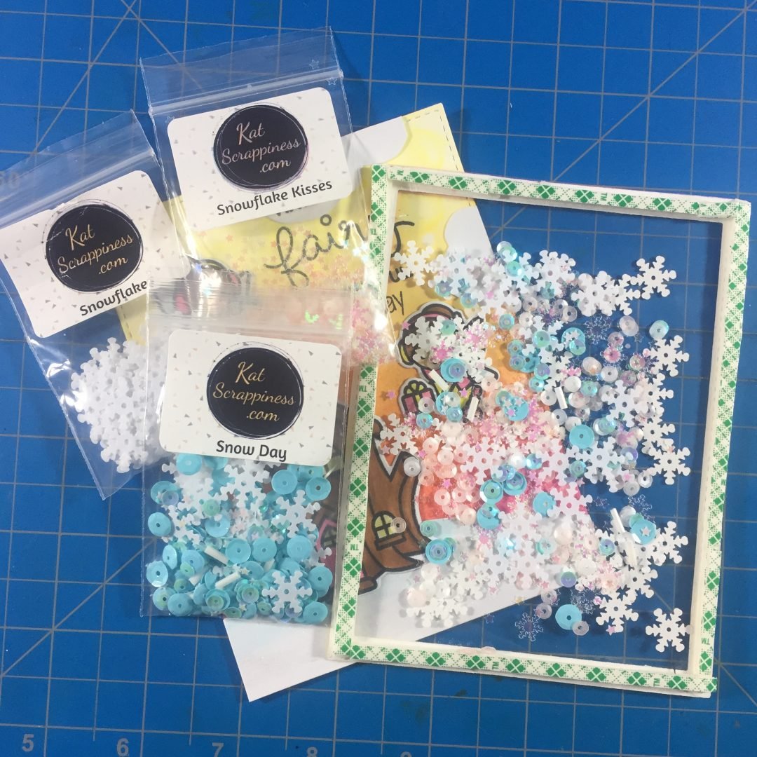 Frosted Fairies Shaker | Kat Scrappiness -Card Making & Crafting Blog