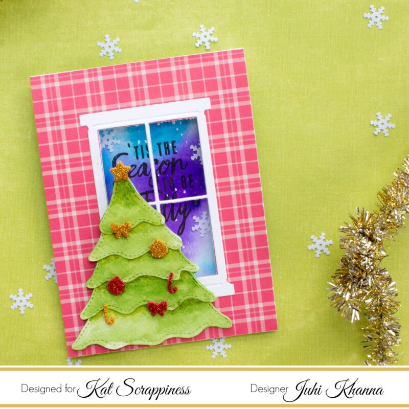 Christmas Tree Card Two Ways