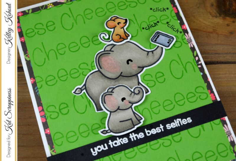 Cheeeese!! Featuring: Lawn Fawn’s Elphie Selfie Stamps and Dies