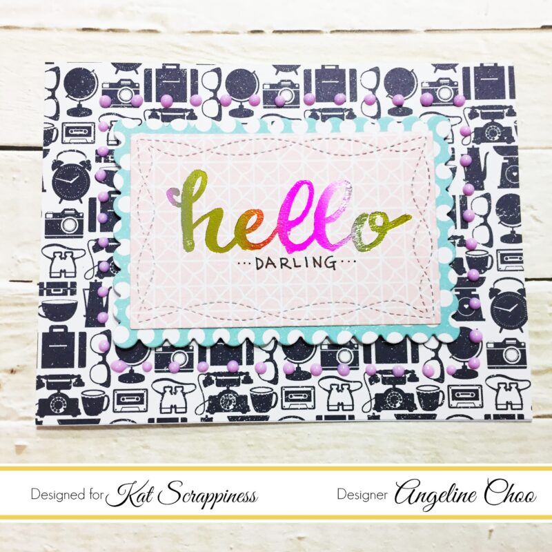 Customized Foil Card with Angeline