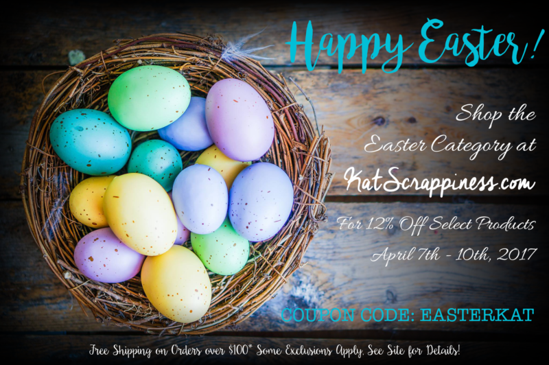 Easter Sale & Coupon Code at Kat Scrappiness.com