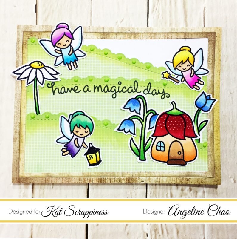 Kat Scrappiness -Card Making & Crafting Blog - Fairy Friends card with ...