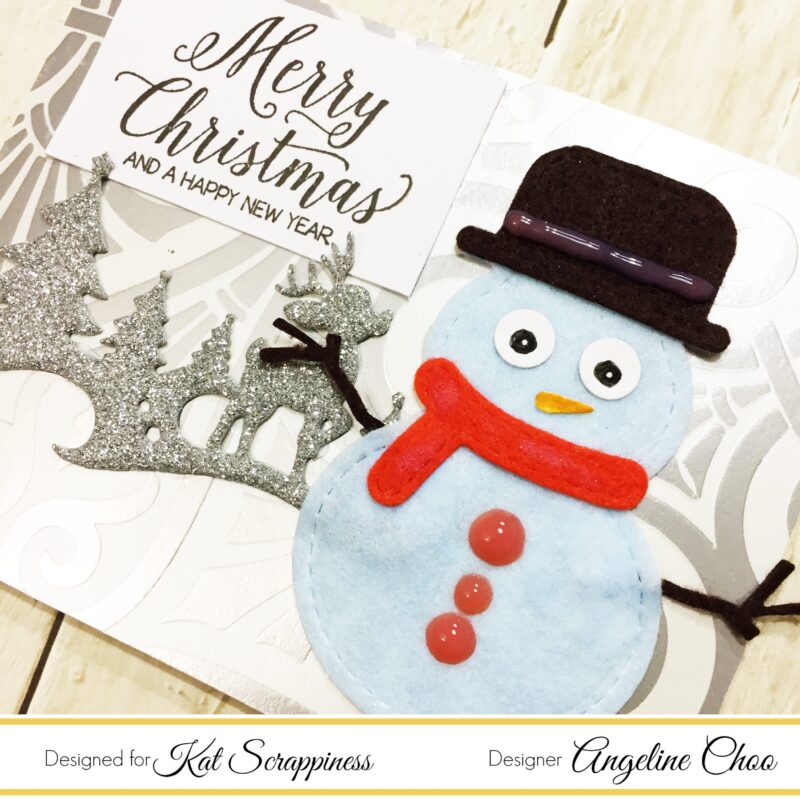 Merry Snowman with Angeline