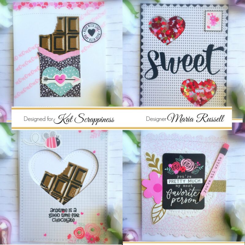 Chocolate Lover’s Card Kit Projects by Maria