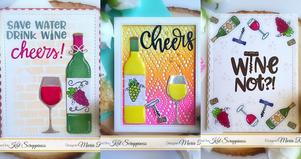 Wine Cards with the September Release by Maria