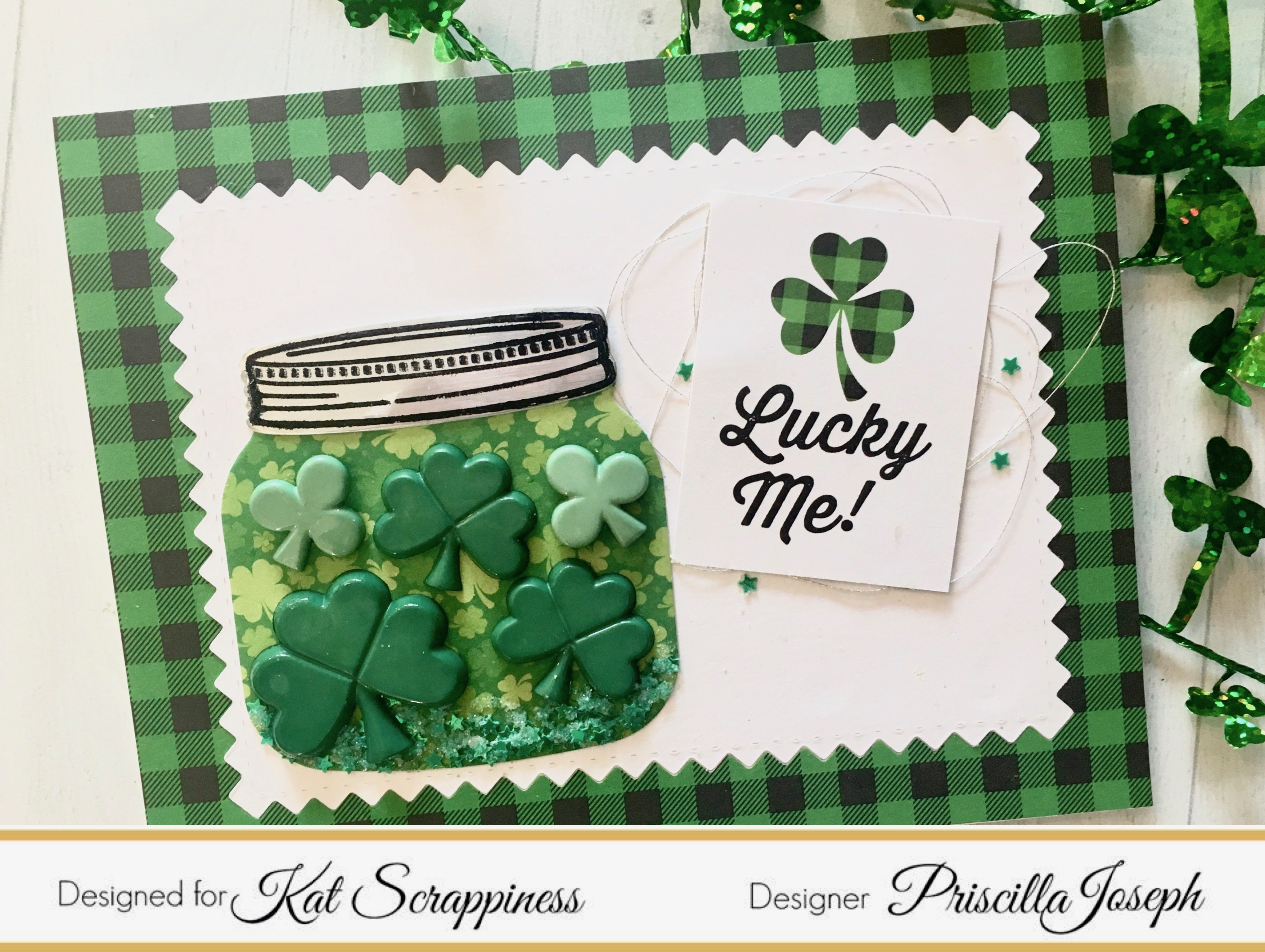 Celebrating St. Patty’s Day with the New Kat Scrappiness Zig Zag Dies