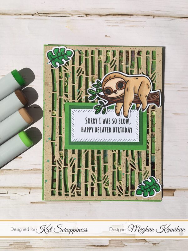 It’s A Jungle Out There: Featuring the Bamboo Backdrop Die By Meghan Kennihan