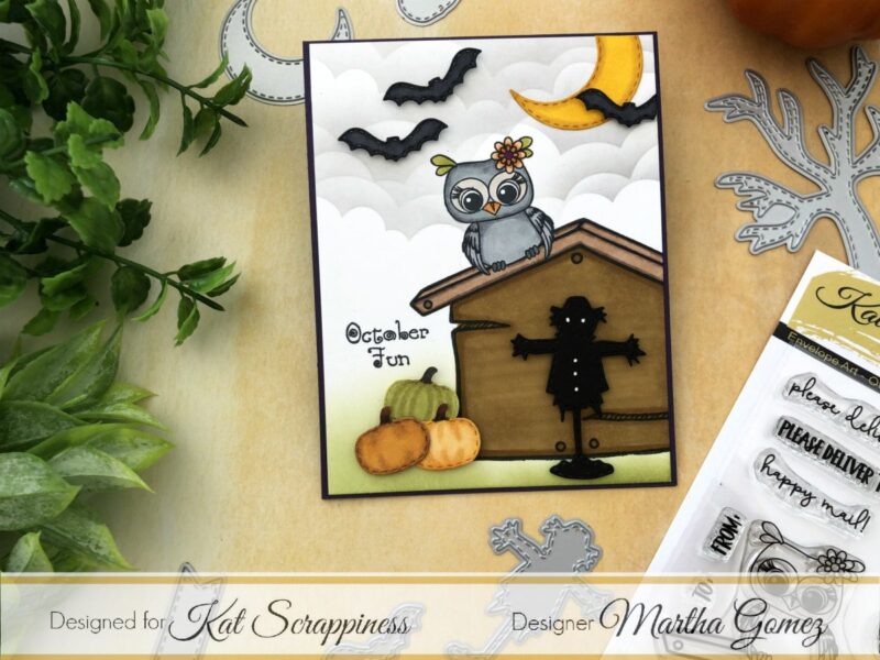 Fall Stamped Card by Martha Lucia