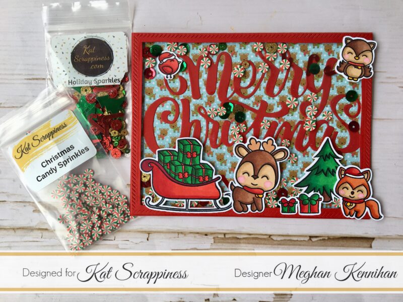 Merry Christmas Critter Shaker By Meghan Kennihan