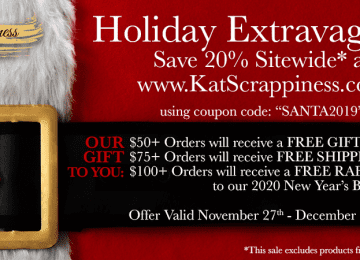 Black Friday Sale at Kat Scrappiness.com