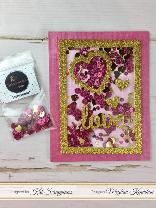 Valentine Shakers in Red, Pink, & Gold