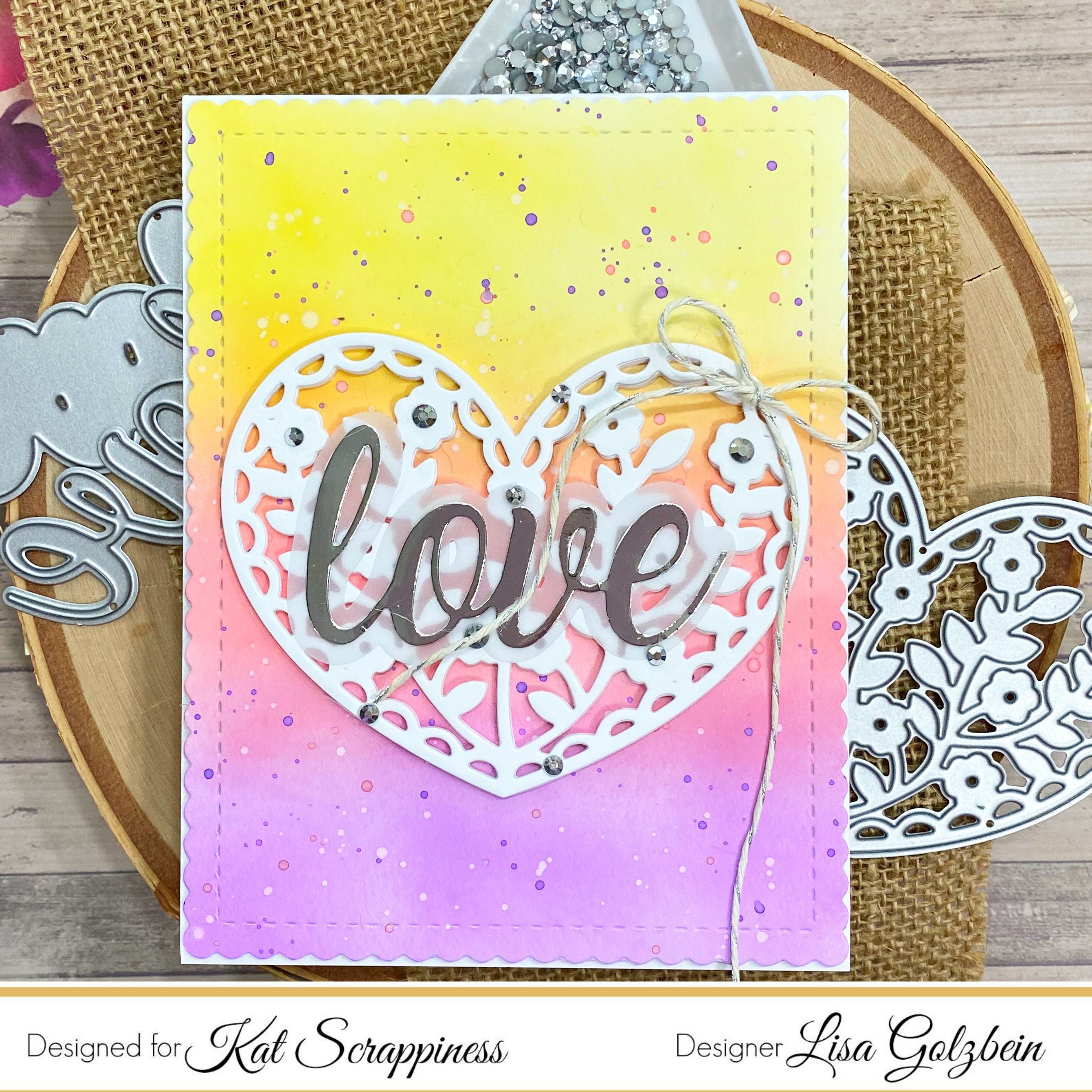 Lovely Layered Floral Heart