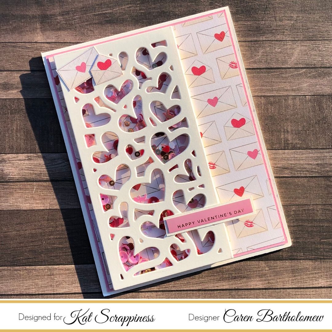 Happy Valentine’s Day using the Heart Panel Die