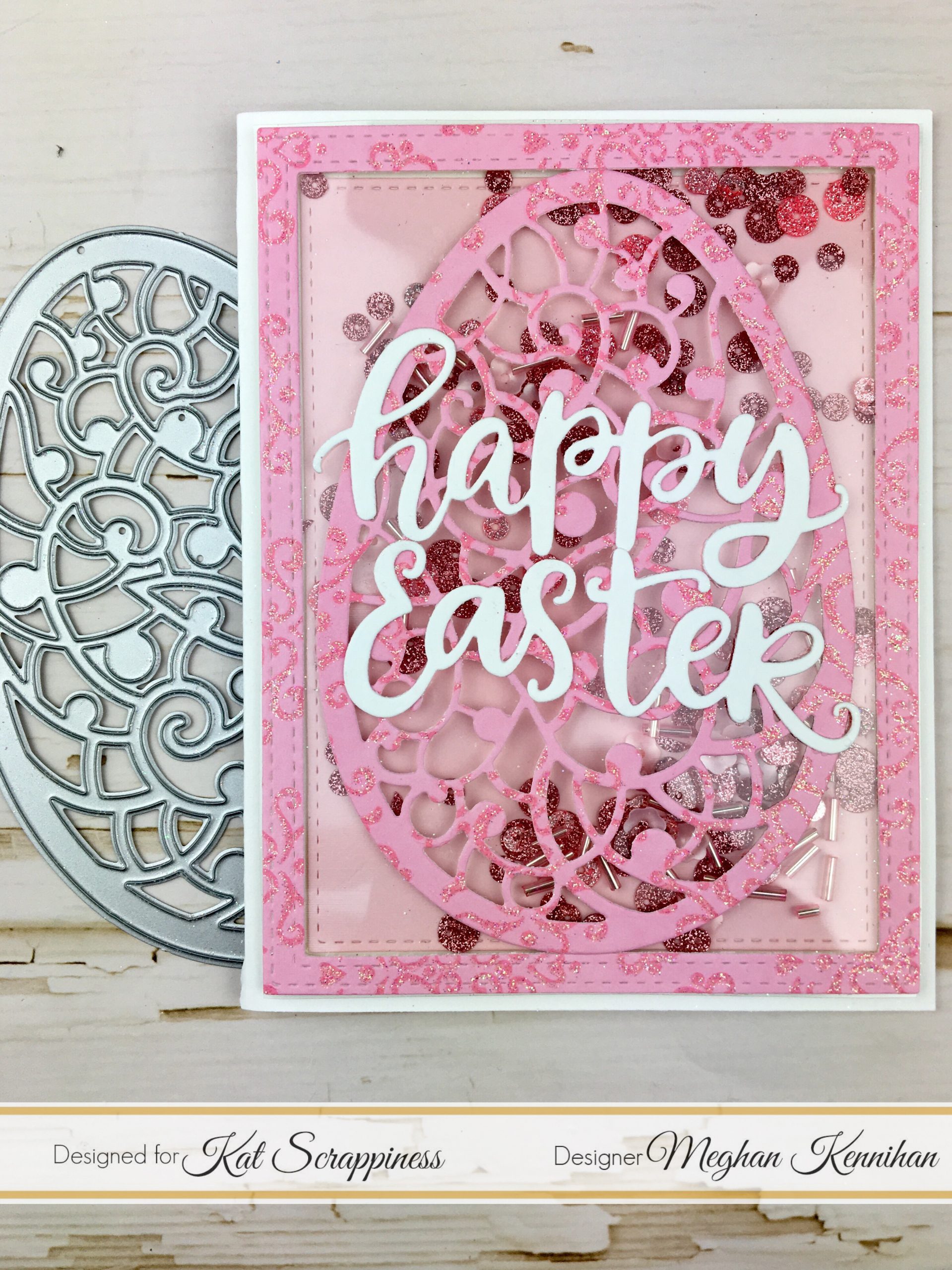 Elegant Easter Shaker Cards