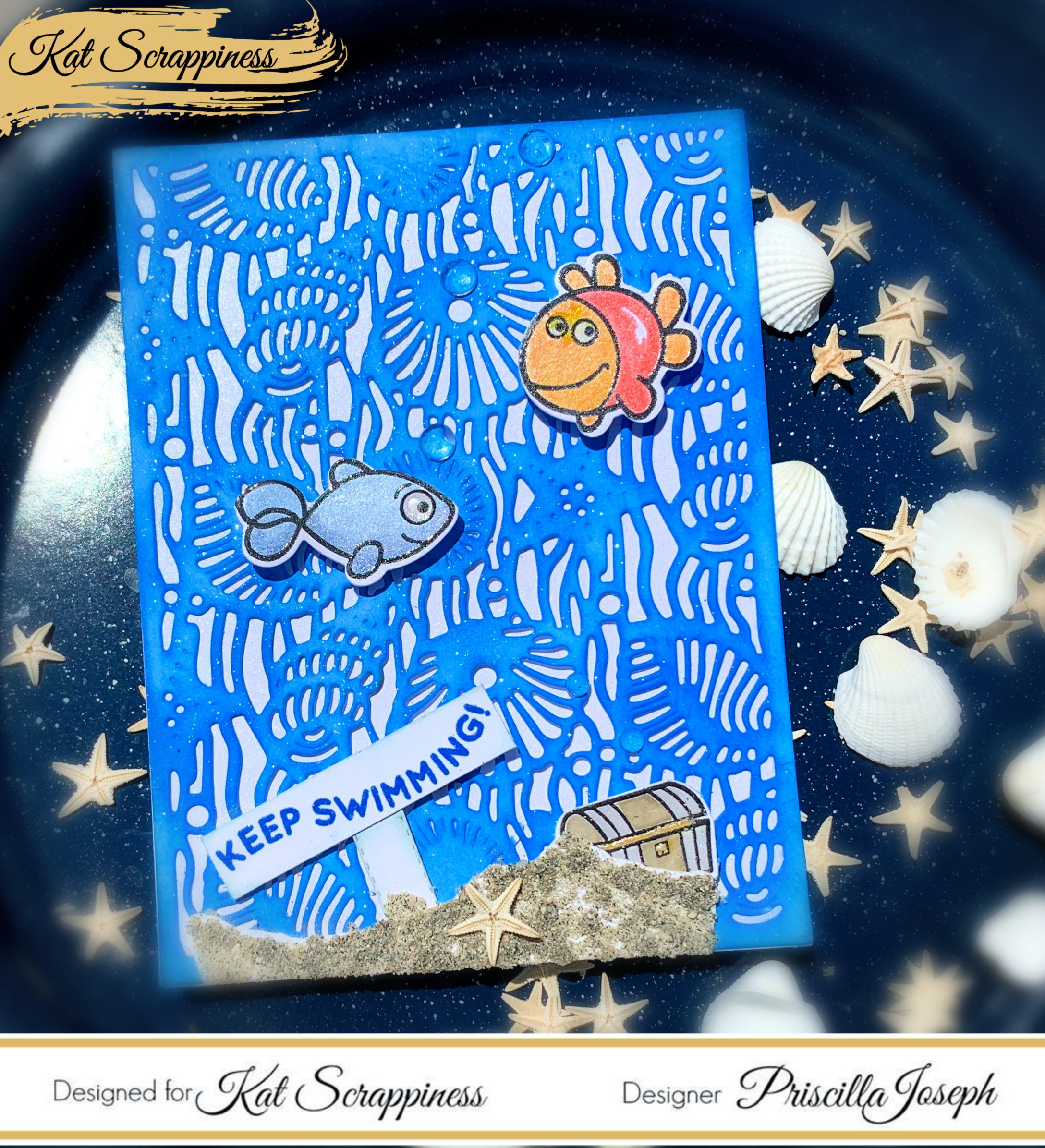 Keep Swimming! | Nautical Card