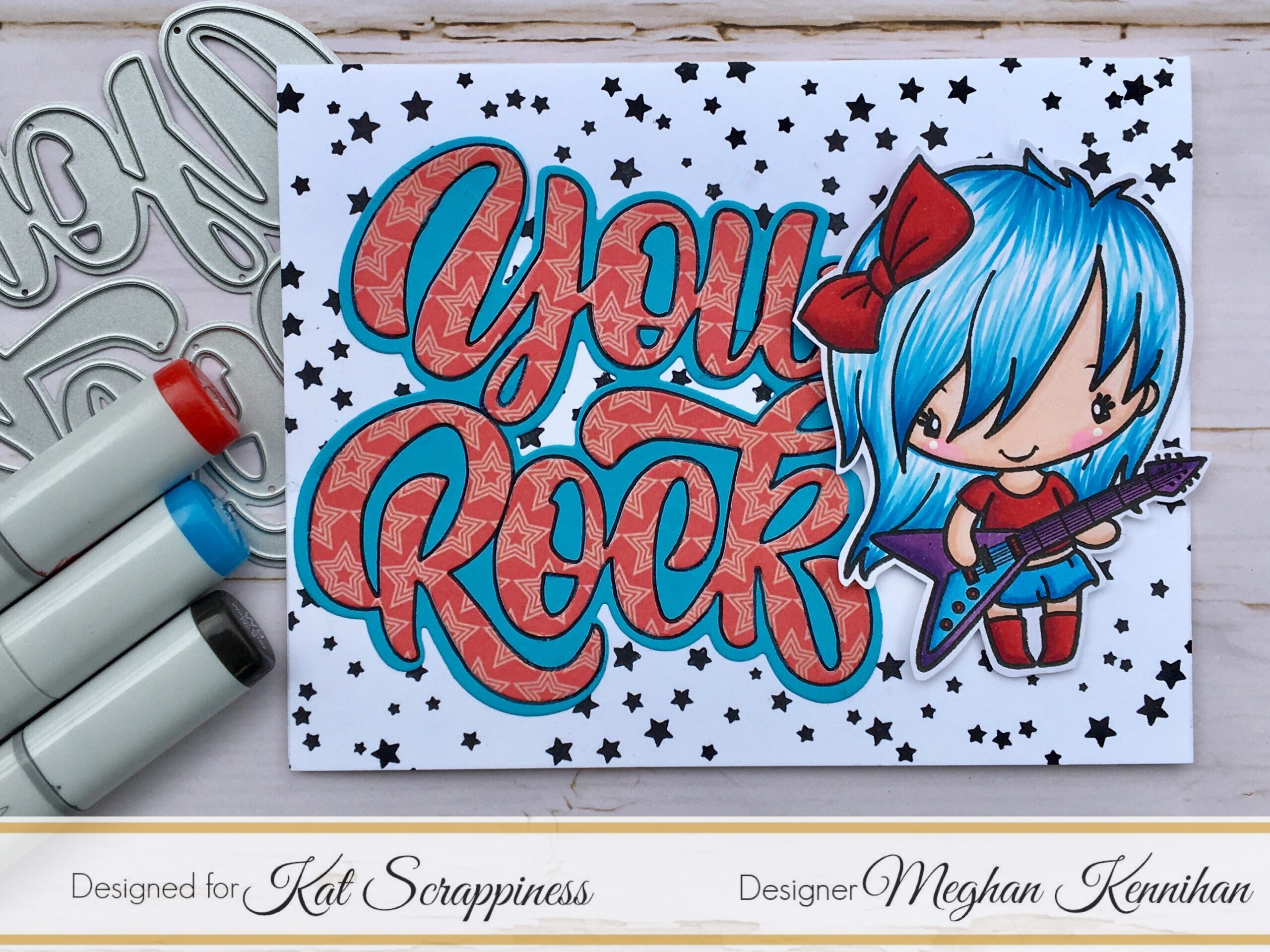 Kat Scrappiness July Challenge: Red, White, & Blue + June Winners!