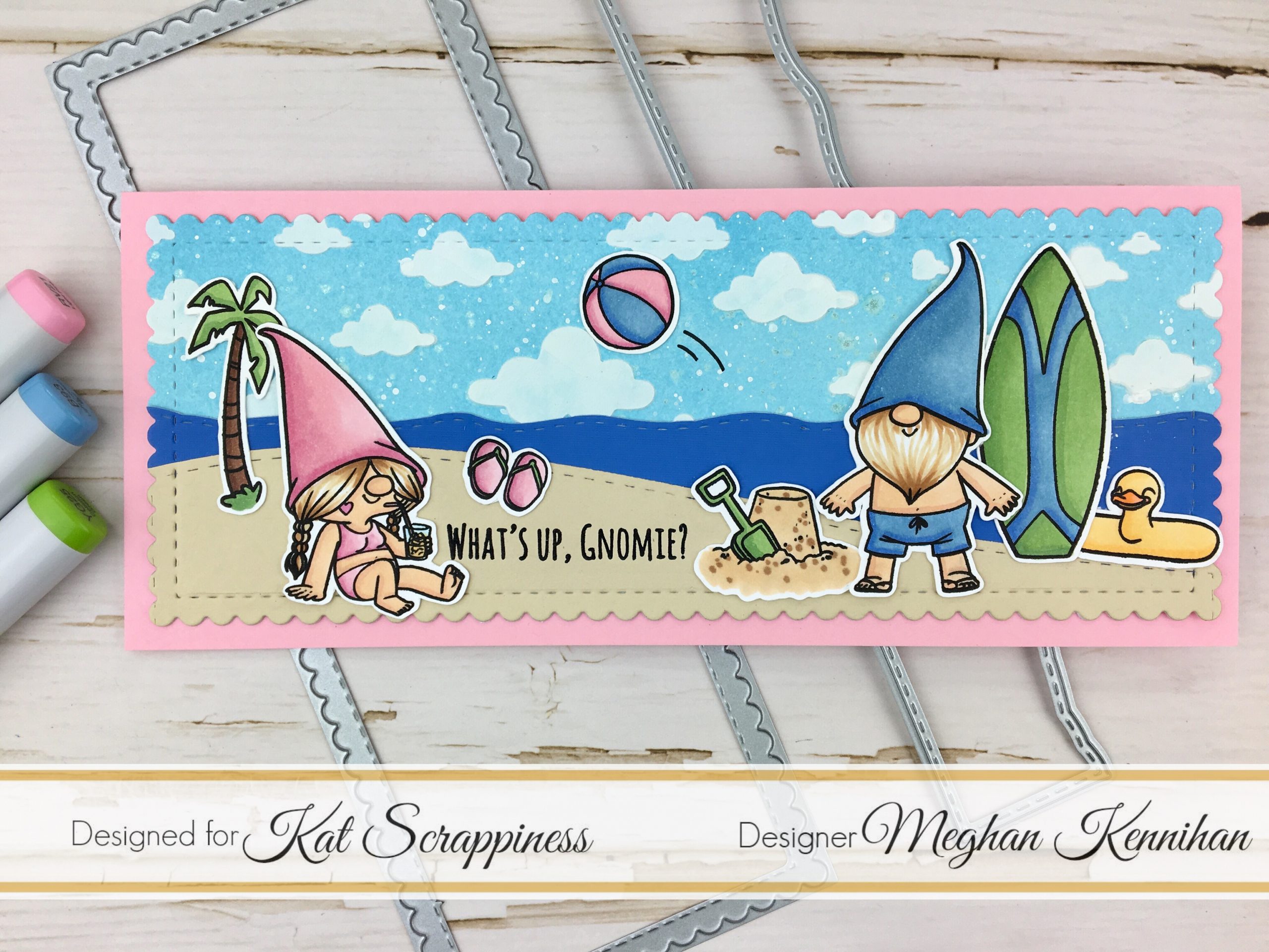 Slimline Summer Beach Scenes