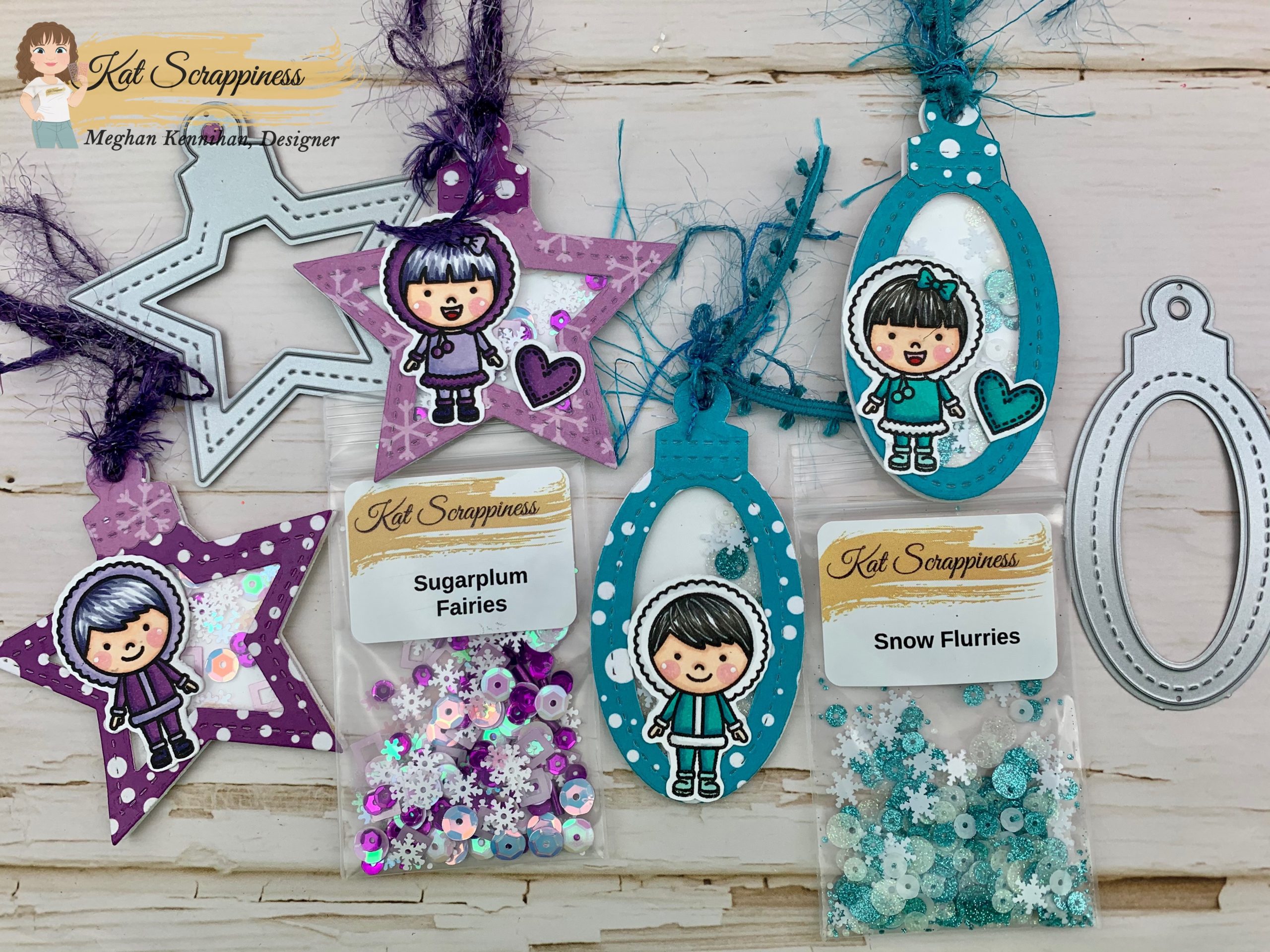 December Card Challenge: Holiday Ornaments or Tags & November’s Winners!