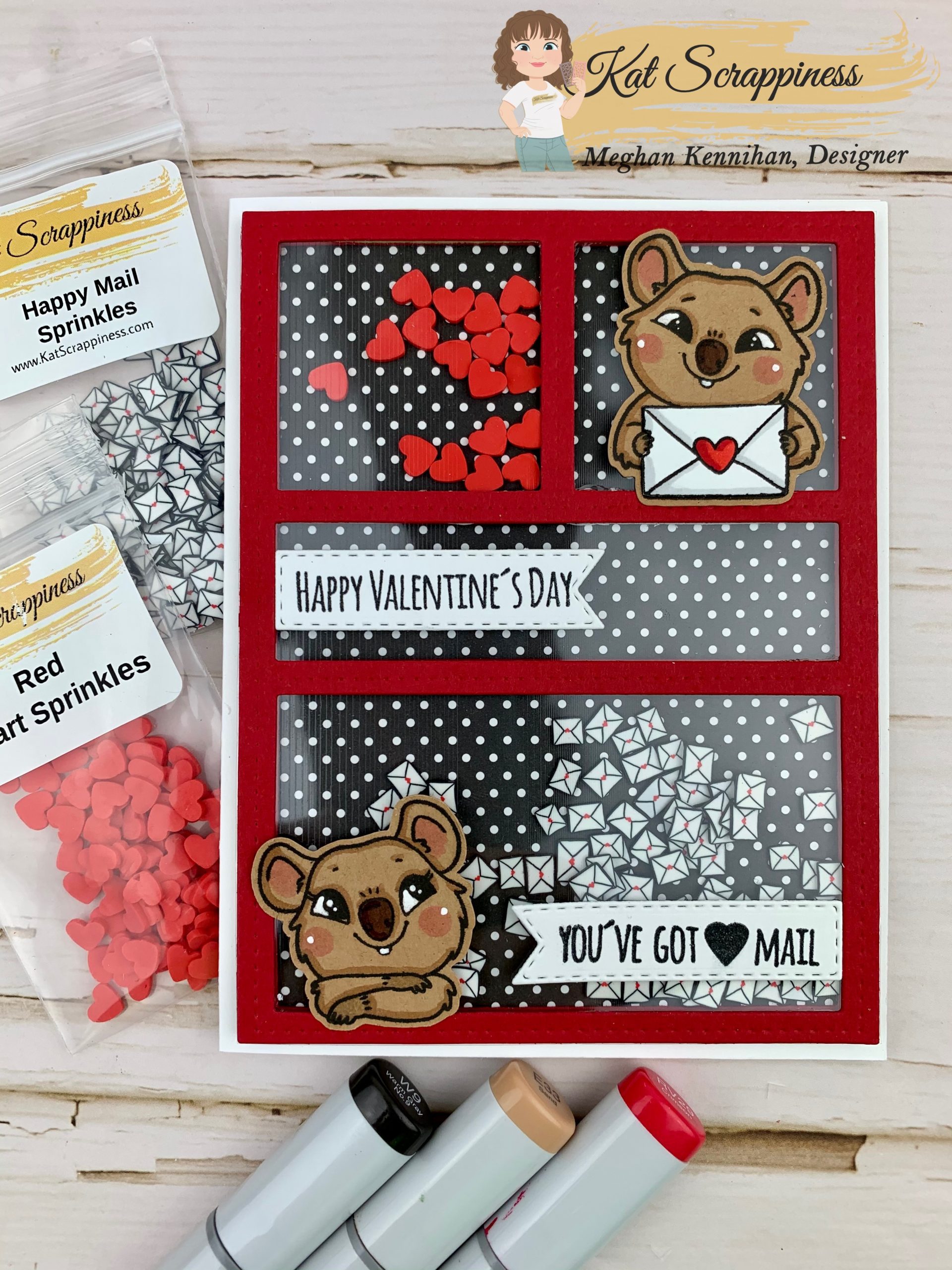 February Card Challenge: Love/Hearts & January Winners