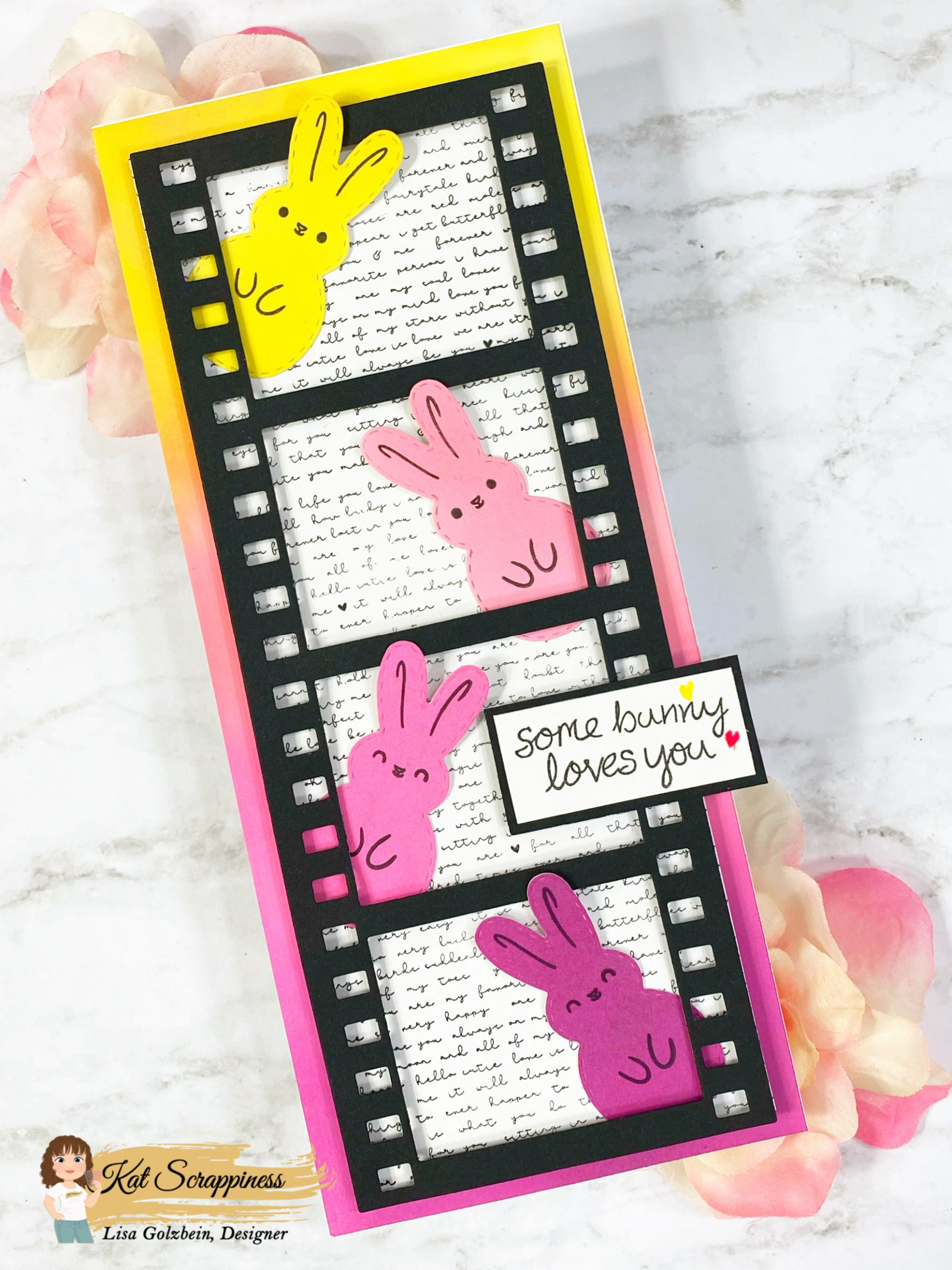 Bunny Slimline Card