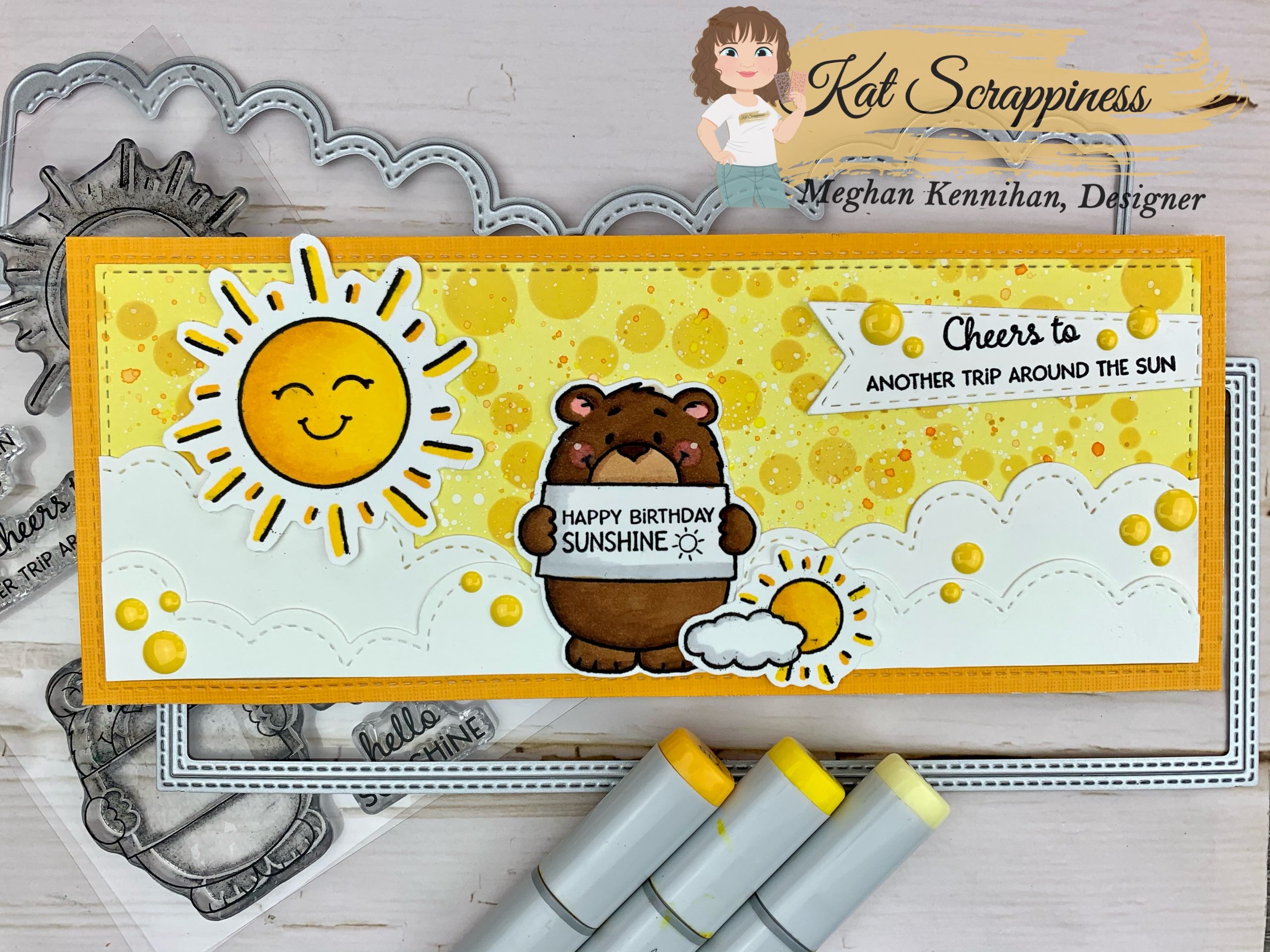 Bright Bold Slimline Sky Scenes