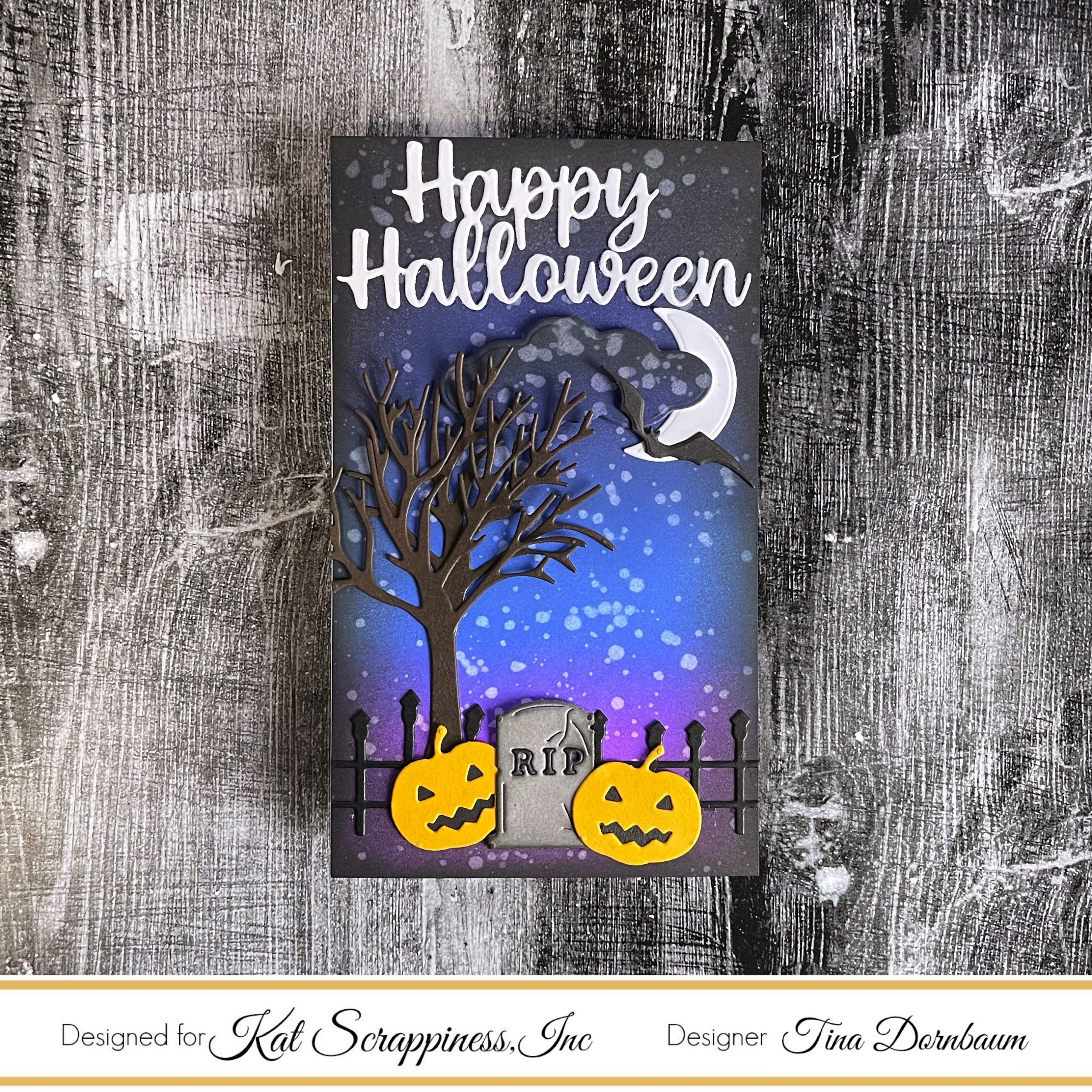 Mini Slimline Happy Halloween Card