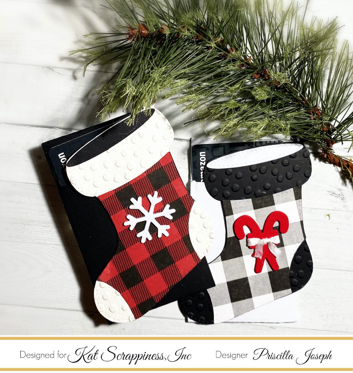Christmas Stocking Gift Card Holders
