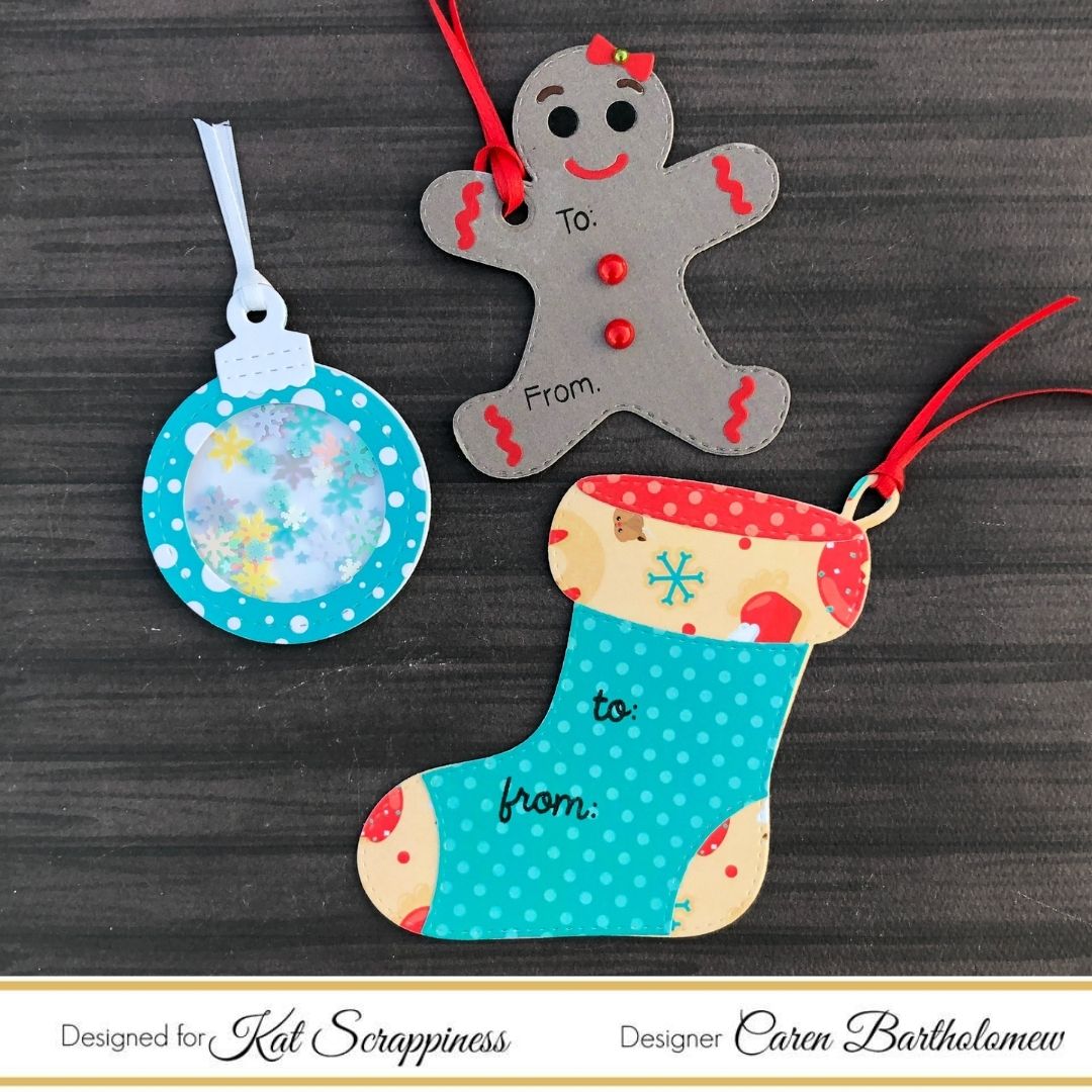 Christmas Tags from Dies