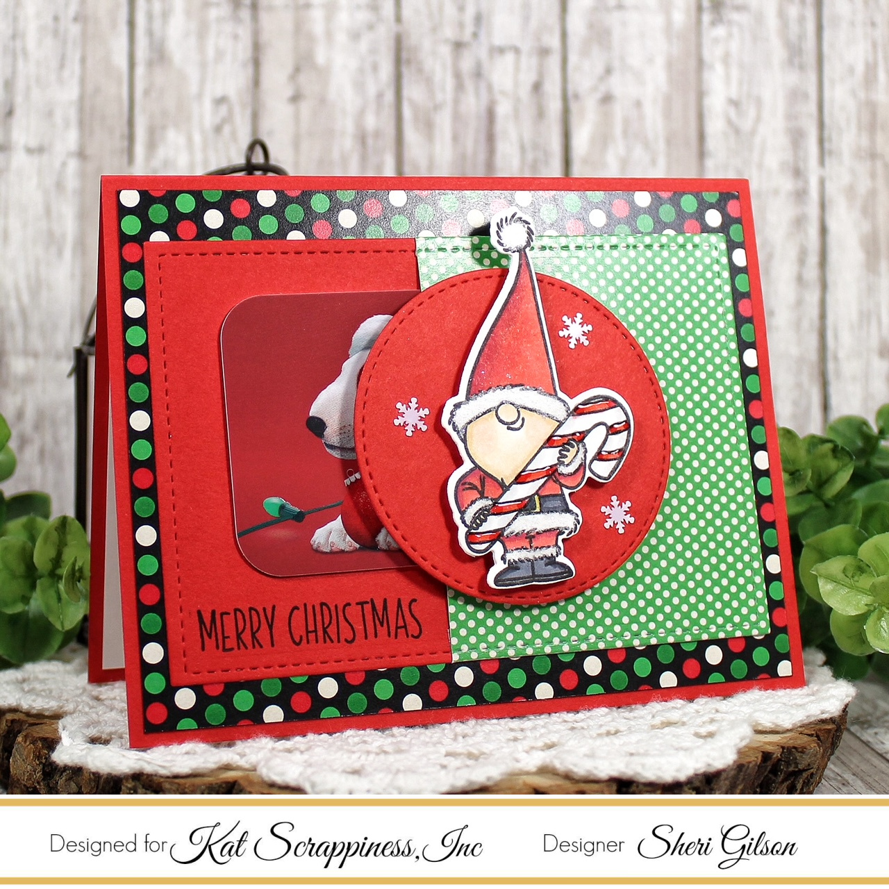 Christmas Gnome Gift Card Holder