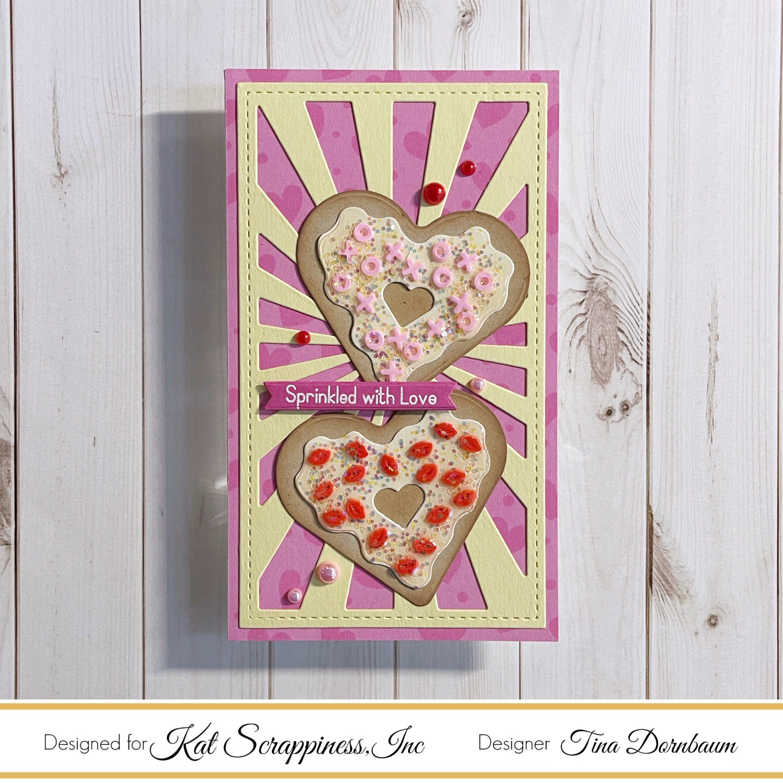 Sprinkled With Love Mini Slimline Card