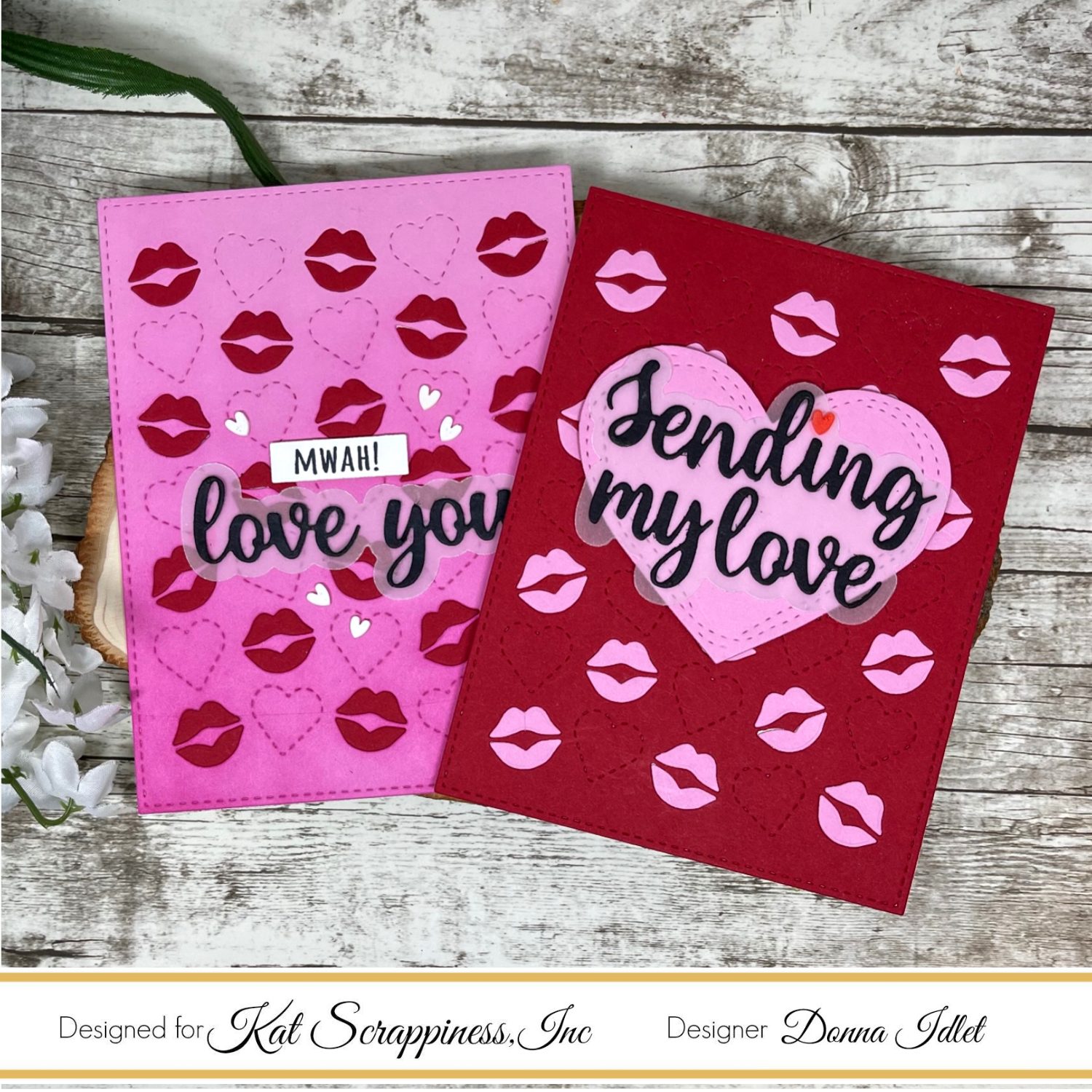 Inlaid Smooches Coverplate Die