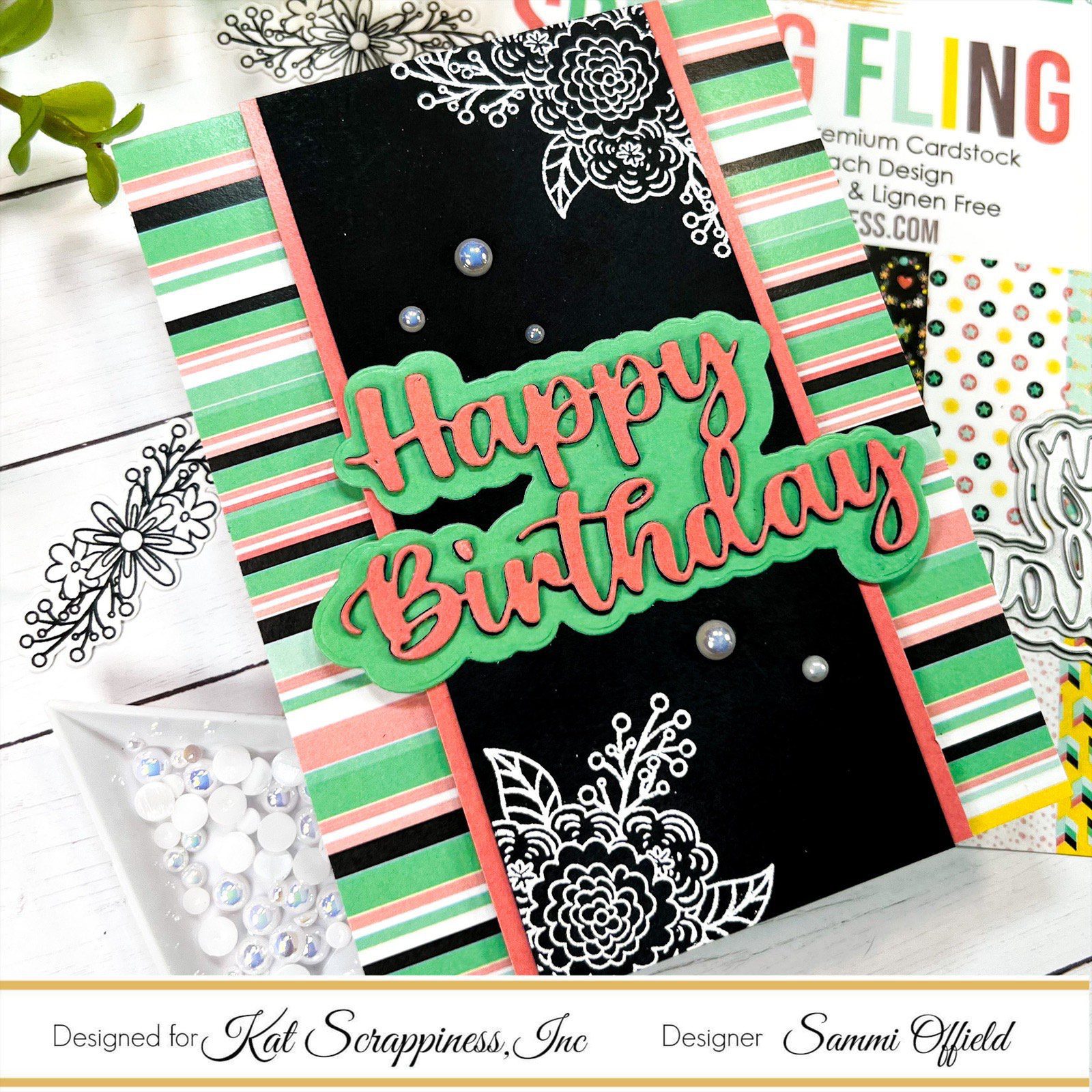 Spring Fling Birthday Card!