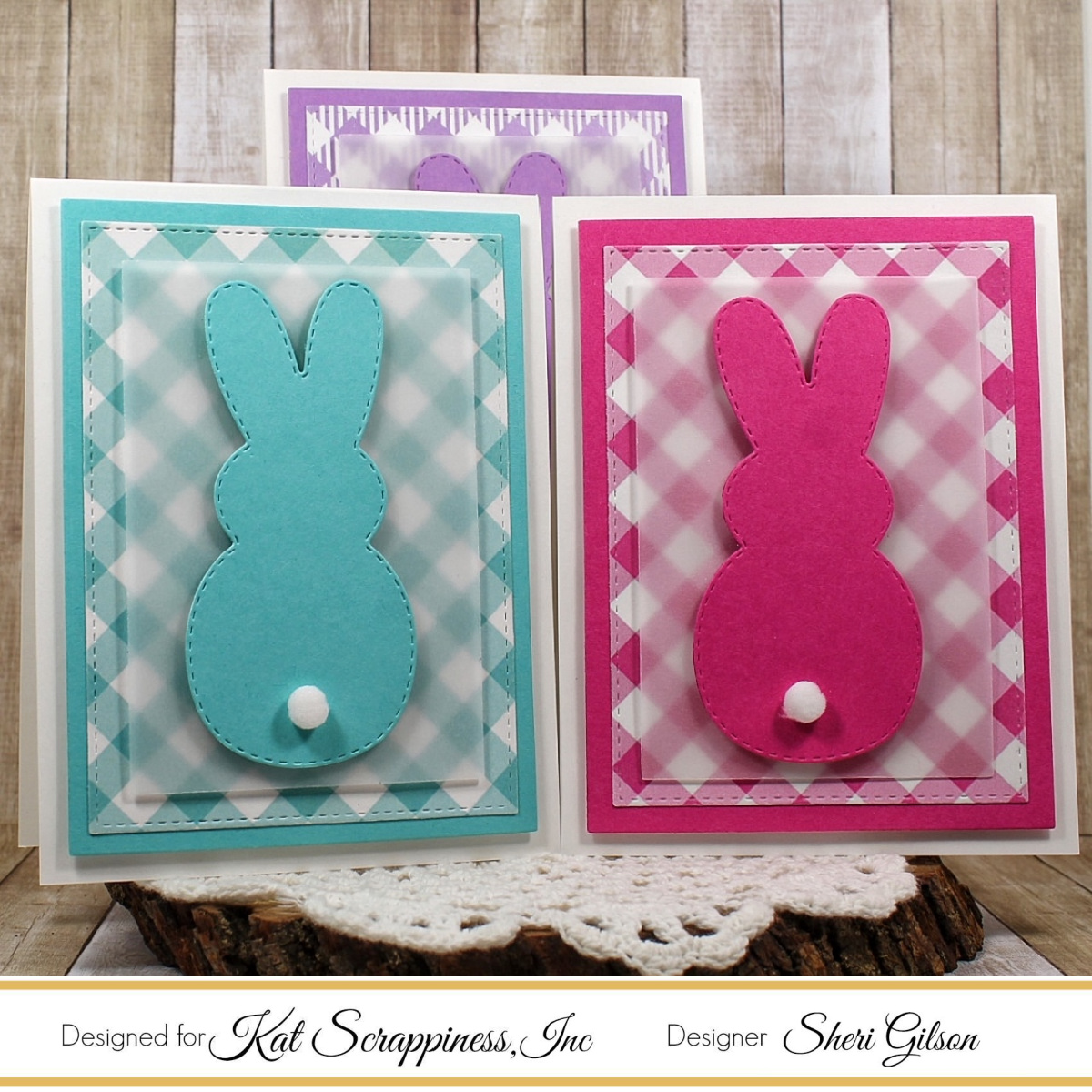Hippity Hoppity Bunny Trio Card Set