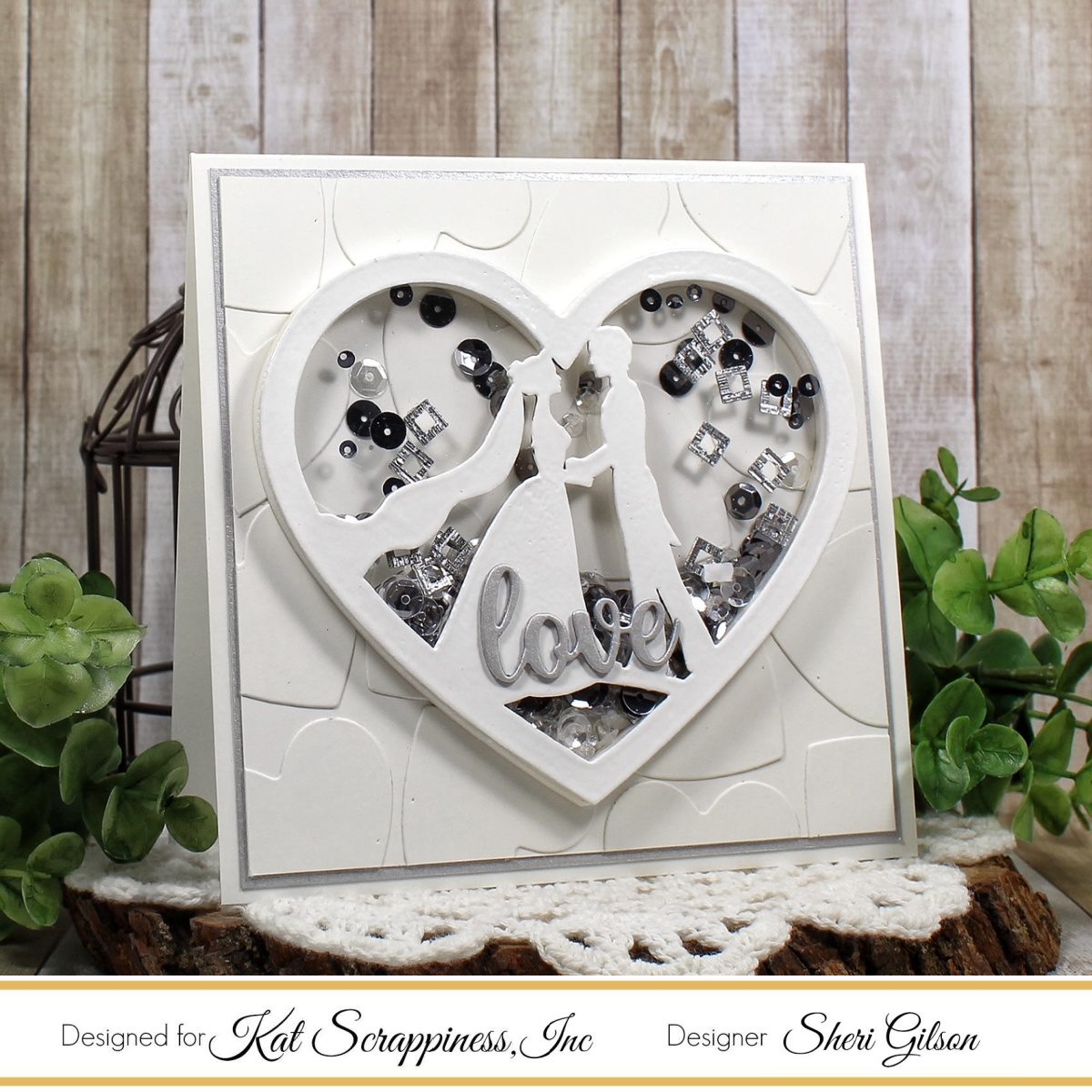 Wedding Heart | Love | Shaker Card