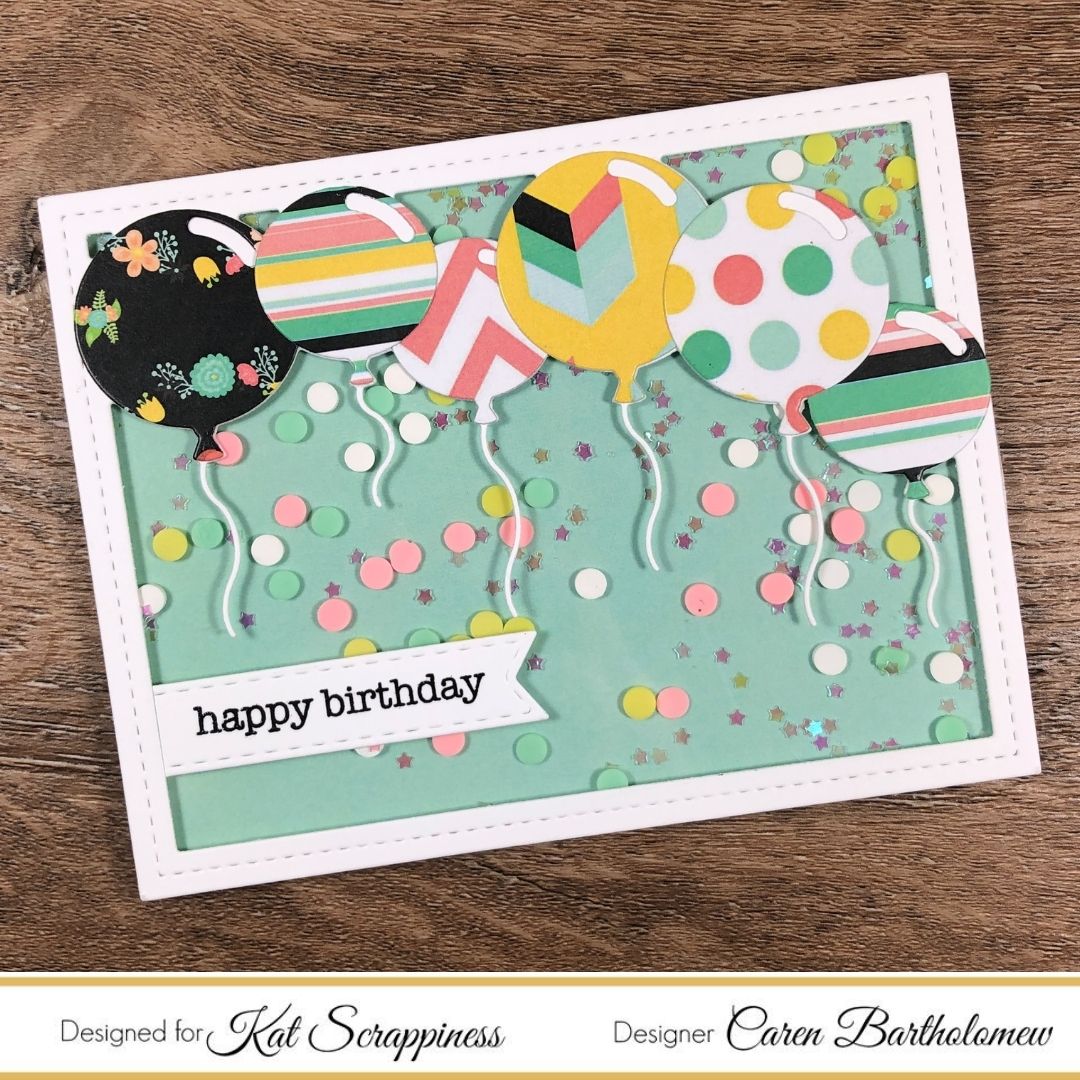 Happy Birthday Shaker Card