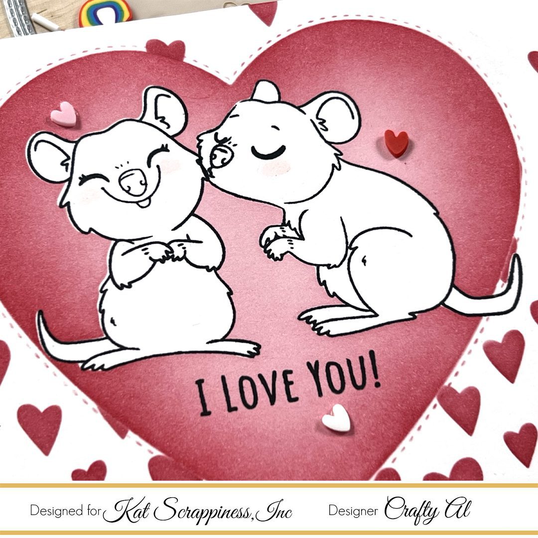 Creating a Single Layer Card with Stamping, Masking and Stenciling | Call Me Crafty Al