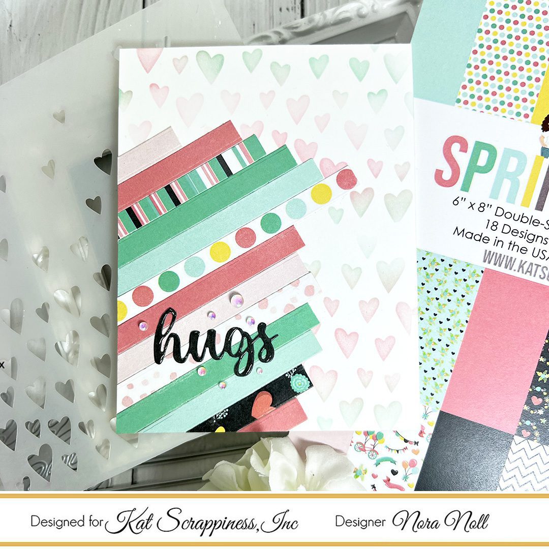 Creating a Card Using Scraps