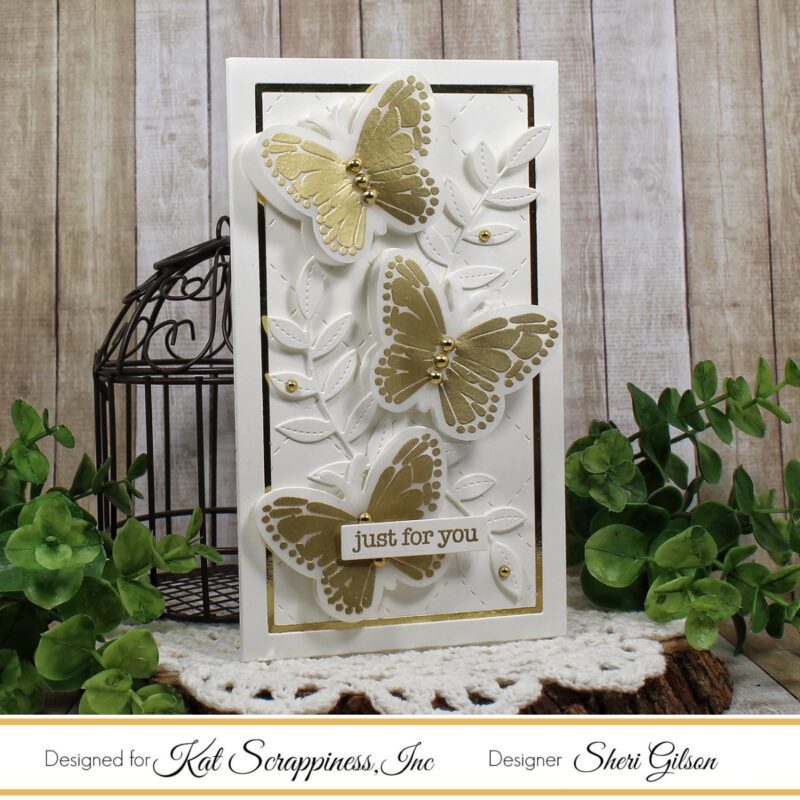 Just for You Butterfly Mini Slimline