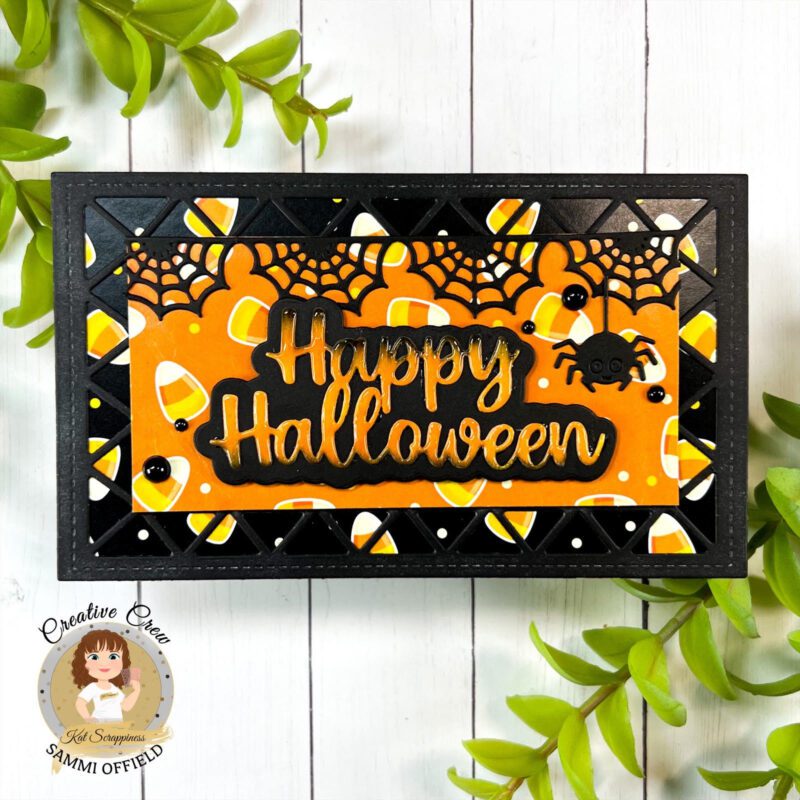 Candy Corn Halloween Card